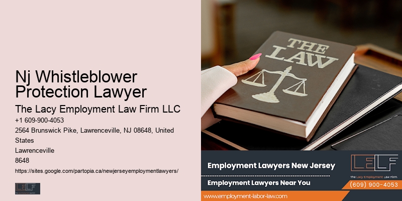 Nj Whistleblower Protection Lawyer