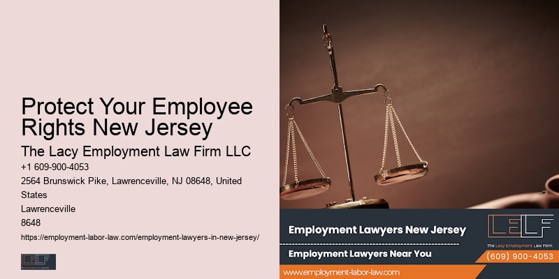 Accessible Employee Legal Representation Nj