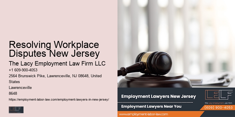 Wrongful Termination Legal Services Nj