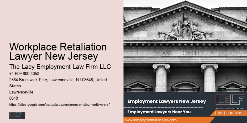 Workplace Retaliation Lawyer New Jersey