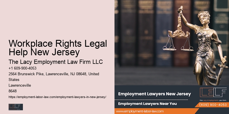 Wrongful Termination Expert Workplace Rights Legal Help New Jersey
