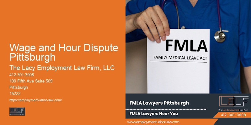 Wage and Hour Dispute Pittsburgh