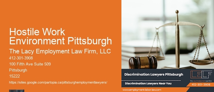Hostile Work Environment Pittsburgh