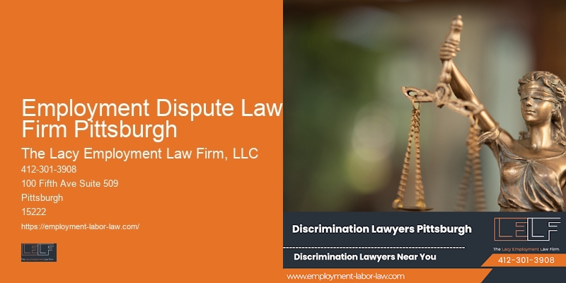 Employment Dispute Law Firm Pittsburgh
