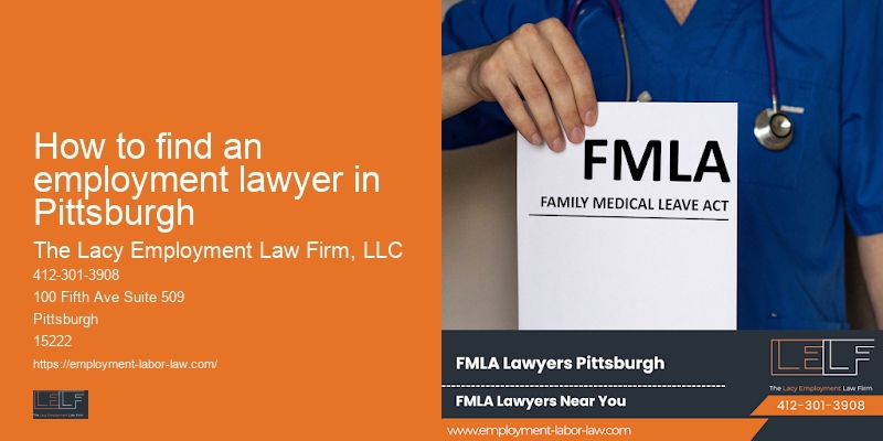 How to find an employment lawyer in Pittsburgh