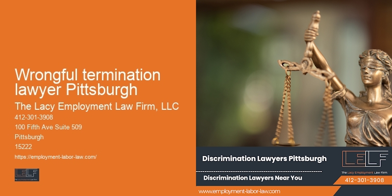 Wrongful termination lawyer Pittsburgh