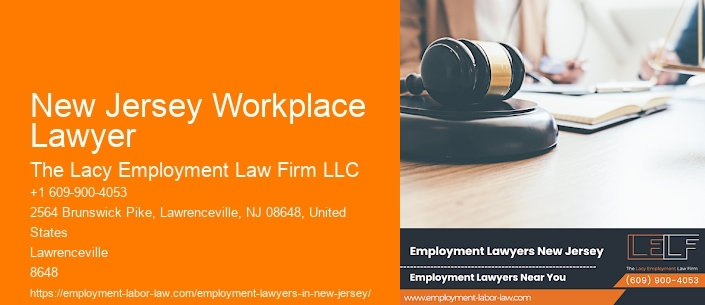 New Jersey Workplace Lawyer