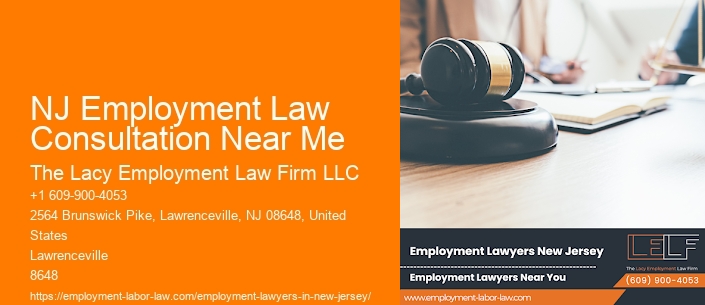 NJ Employment Law Consultation Near Me