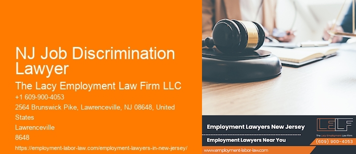 NJ Job Discrimination Lawyer