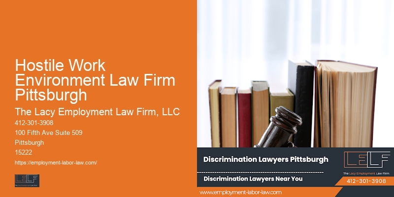 Hostile Work Environment Law Firm Pittsburgh