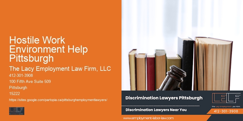 Hostile Work Environment Help Pittsburgh