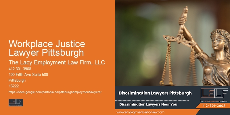 Workplace Justice Lawyer Pittsburgh