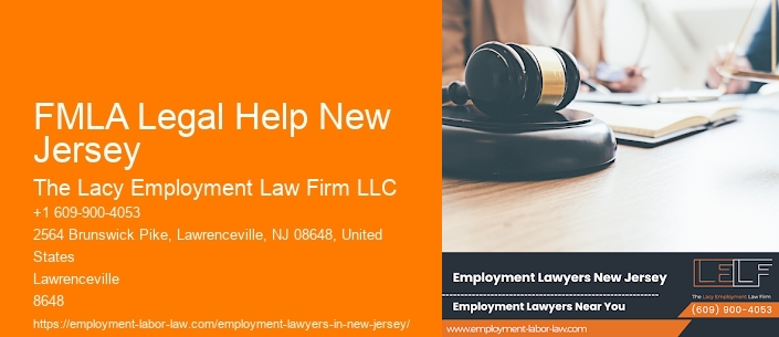FMLA Legal Help New Jersey