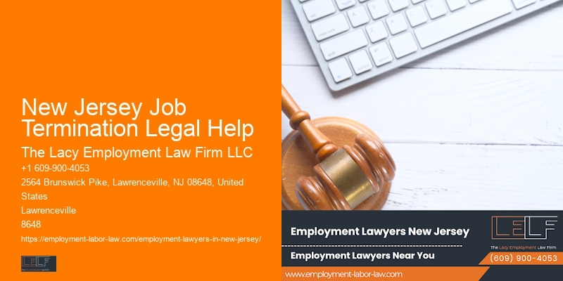 New Jersey Job Termination Legal Help