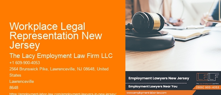 Workplace Legal Representation New Jersey