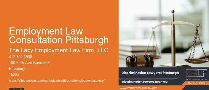 Employment Law Consultation Pittsburgh