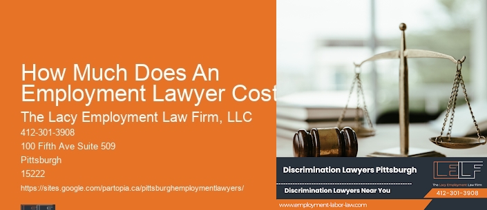 How Much Does An Employment Lawyer Cost