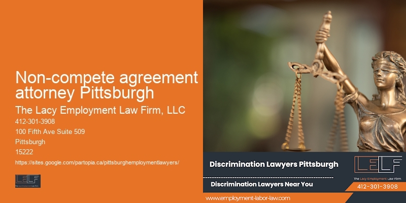 Non-compete agreement attorney Pittsburgh