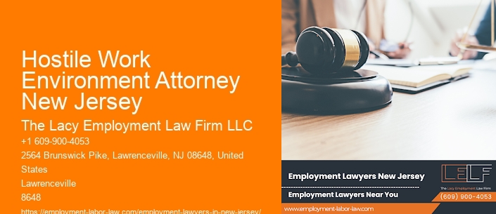 Hostile Work Environment Attorney New Jersey
