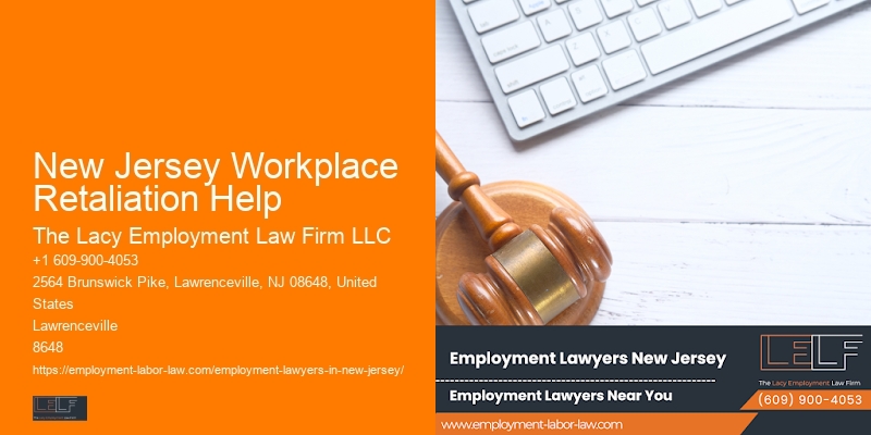 New Jersey Workplace Retaliation Help