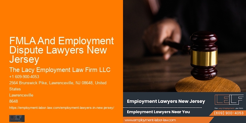 FMLA And Employment Dispute Lawyers New Jersey