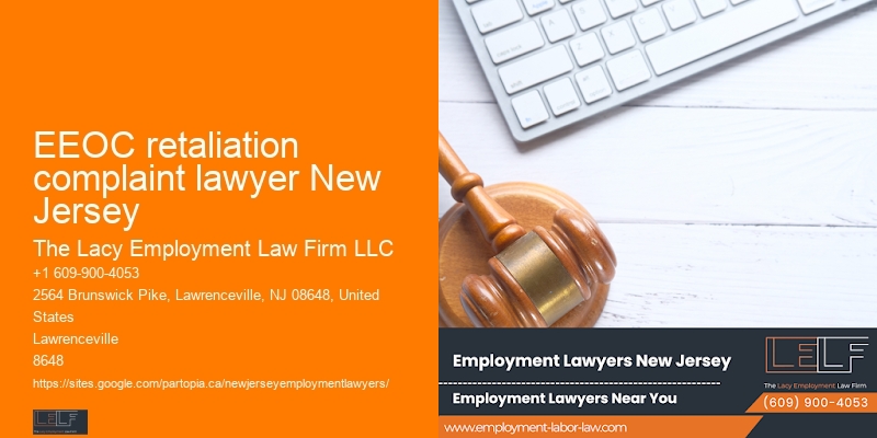 EEOC retaliation complaint lawyer New Jersey