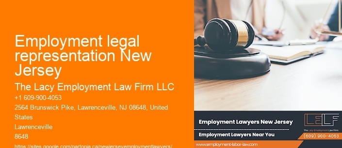 Employment legal representation New Jersey