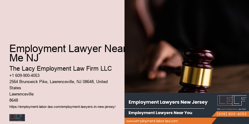 Wrongful Termination Law Services NJ