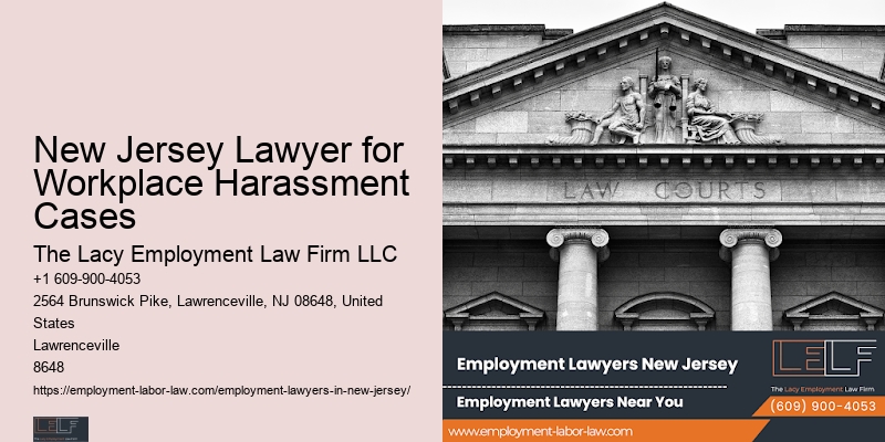 New Jersey Lawyer for Workplace Harassment Cases