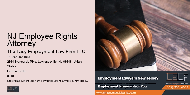 NJ Employee Rights Attorney Wrongful Termination Attorney