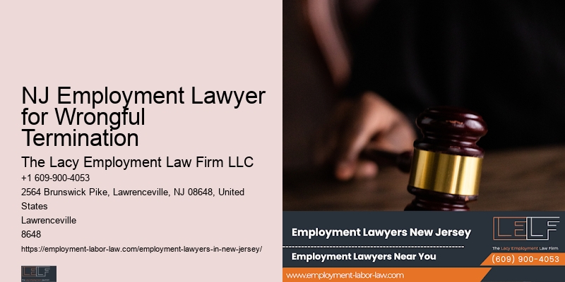 New Jersery Employment Law Consultation Services