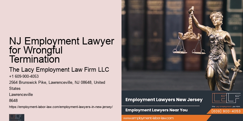 NJ Employment Lawyer for Wrongful Termination Wrongful Termination Attorney