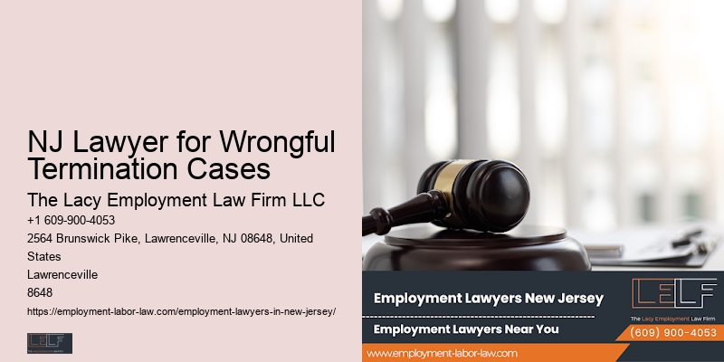 NJ Wrongful Termination Attorney