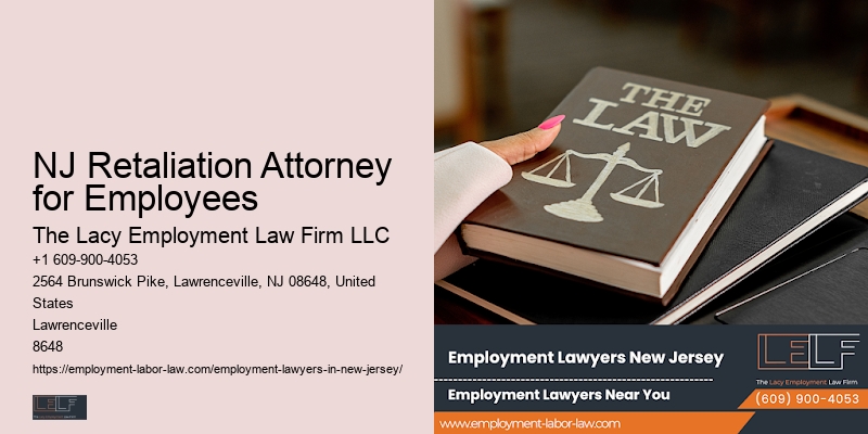 NJ Retaliation Attorney for Employees
