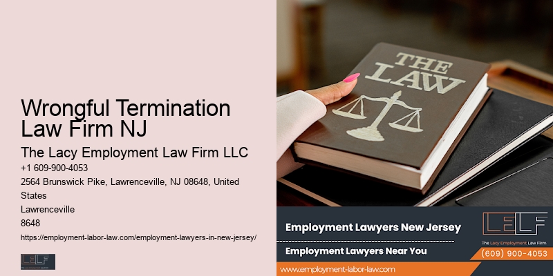 Wrongful Termination Law Firm NJ