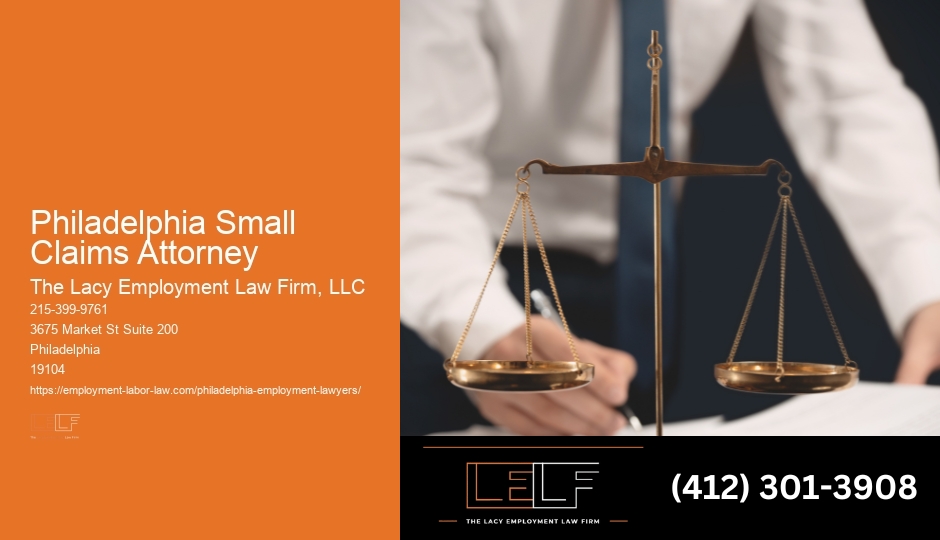 Professional Local Legal Counselor Philadelphia Small Claims Attorney