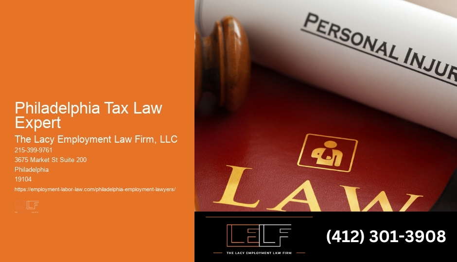 Expert Legal Guidance Philadelphia Tax Law Expert