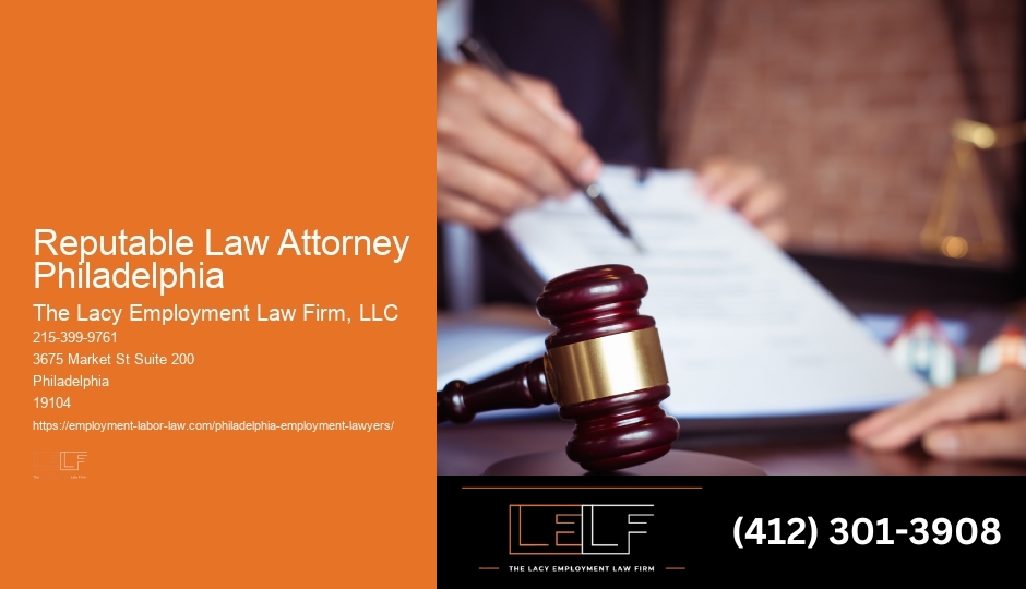 Reputable Law Attorney Philadelphia Legal Specialist