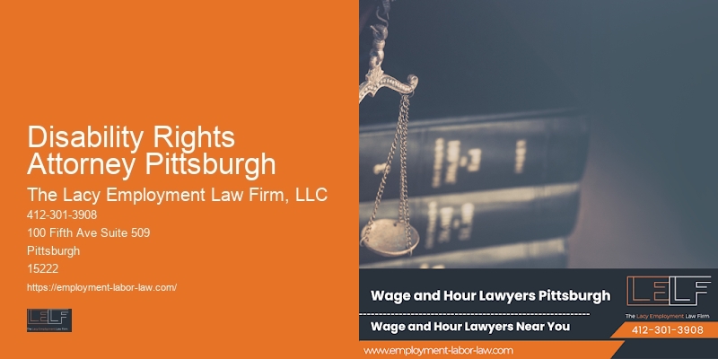 Disability Rights Attorney Pittsburgh Workplace Discrimination Attorney