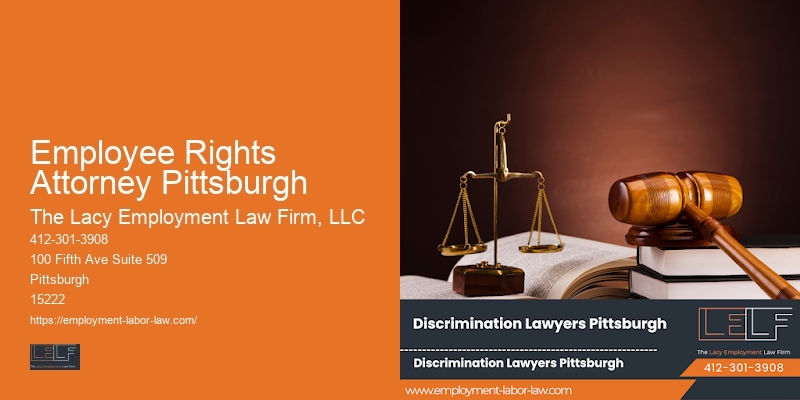 Workplace Discrimination Lawyer Employee Rights Attorney Pittsburgh