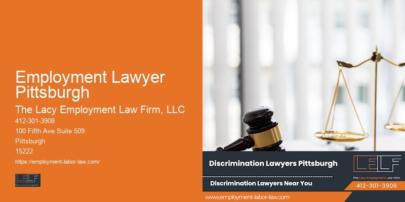 Employment Lawyer Pittsburgh Employment Law Firms