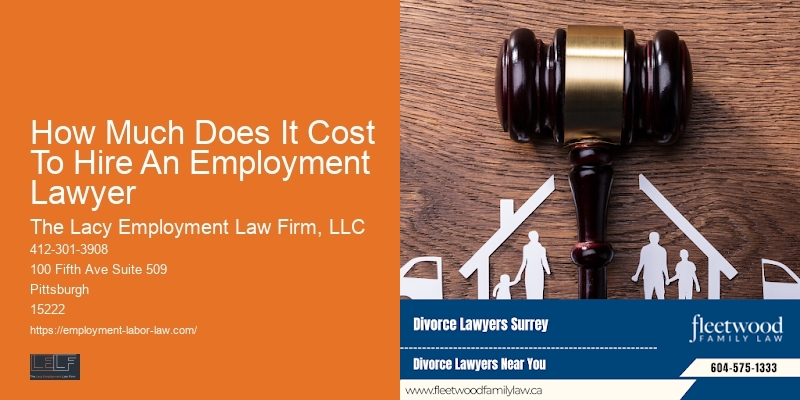 How Much Does It Cost To Hire An Employment Lawyer