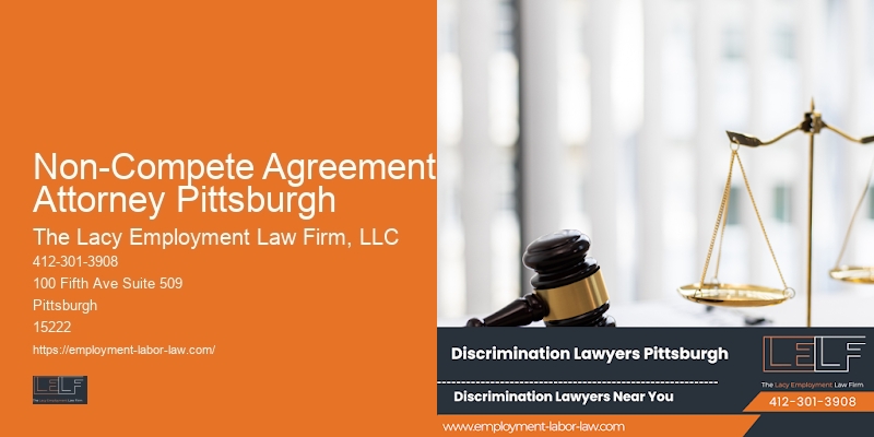 FMLA Lawyer Non-Compete Agreement Attorney Pittsburgh