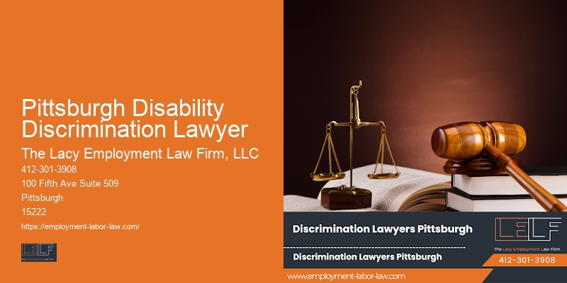 Pittsburgh Disability Discrimination Lawyer Employment Litigation Attorney