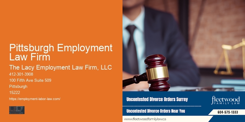 Pittsburgh Employment Law Firm