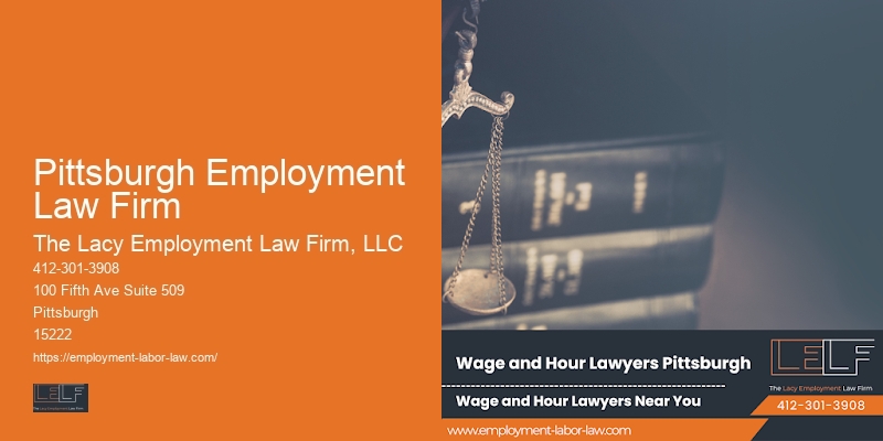 Pittsburgh Employment Law Firm Employment Law Statistics