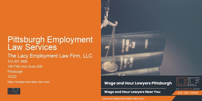 Employment Rights Lawyers Pittsburgh Employment Law Services