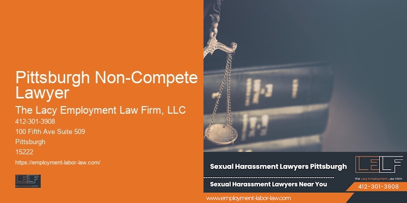 Pittsburgh Non-Compete Lawyer Employment Law Attorney