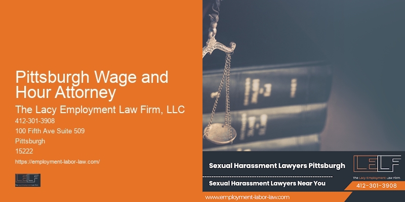 Pittsburgh Wage and Hour Attorney Area PA