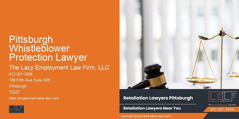 Find An Employment Lawyer In Pittsburgh Whistleblower Protection Lawyer